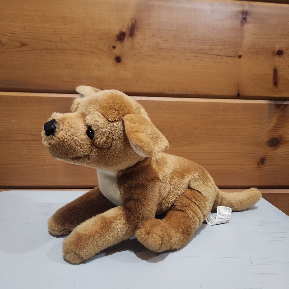 ANIMAL ALLEY Tan Shorthair Chihuahua 11" Plush Dog Puppy Toy Vintage Toys R Us